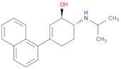 2-Cyclohexen-1-ol, 6-[(1-methylethyl)amino]-3-(1-naphthalenyl)-, trans-