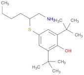 Phenol, 4-[[1-(aminomethyl)pentyl]thio]-2,6-bis(1,1-dimethylethyl)-