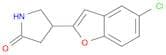 2-Pyrrolidinone, 4-(5-chloro-2-benzofuranyl)-