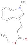 2-Propenoic acid, 3-(1-methyl-1H-indol-3-yl)-, ethyl ester