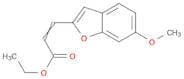 2-Propenoic acid, 3-(6-methoxy-2-benzofuranyl)-, ethyl ester
