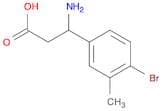 3-Amino-3-(4-bromo-3-methylphenyl)propanoic acid