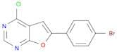 6-(4-BROMO-PHENYL)-4-CHLORO-FURO[2,3-D]PYRIMIDINE