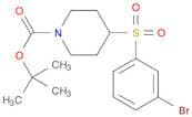 4-(3-BROMO-BENZENESULFONYL)-PIPERIDINE-1-CARBOXYLIC ACID TERT-BUTYL ESTER