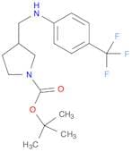 1-Pyrrolidinecarboxylicacid, 3-[[[4-(trifluoromethyl)phenyl]amino]methyl]-, 1,1-dimethylethyl ester