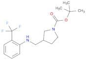 1-Pyrrolidinecarboxylicacid, 3-[[[2-(trifluoromethyl)phenyl]amino]methyl]-, 1,1-dimethylethyl ester