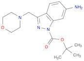 1H-Indazole-1-carboxylicacid, 6-amino-3-(4-morpholinylmethyl)-, 1,1-dimethylethyl ester