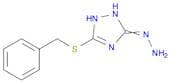 3H-1,2,4-Triazol-3-one, 1,2-dihydro-5-[(phenylmethyl)thio]-, hydrazone