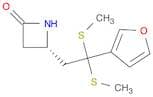 2-Azetidinone, 4-[2-(3-furanyl)-2,2-bis(methylthio)ethyl]-, (S)-