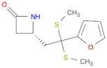 2-Azetidinone, 4-[2-(2-furanyl)-2,2-bis(methylthio)ethyl]-, (S)-
