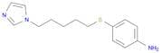 Benzenamine, 4-[[5-(1H-imidazol-1-yl)pentyl]thio]-