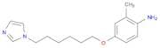 Benzenamine, 4-[[6-(1H-imidazol-1-yl)hexyl]oxy]-2-methyl-