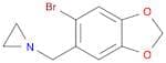 Aziridine, 1-[(6-bromo-1,3-benzodioxol-5-yl)methyl]-
