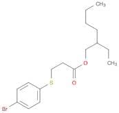 Propanoic acid, 3-[(4-bromophenyl)thio]-, 2-ethylhexyl ester
