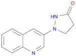 3-Pyrazolidinone, 1-(3-quinolinyl)-