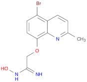 Ethanimidamide, 2-[(5-bromo-2-methyl-8-quinolinyl)oxy]-N-hydroxy-