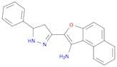 Naphtho[2,1-b]furan-1-amine, 2-(4,5-dihydro-5-phenyl-1H-pyrazol-3-yl)-