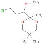 1,3-Dioxane, 2-(3-chloro-1-methoxypropyl)-2,5,5-trimethyl-