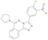 3-(4-Chloro-3-nitrophenyl)-6-(pyrrolidin-1-yl)-[1,2,4]triazolo[3,4-a]phthalazine