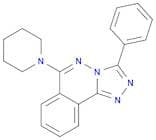 1,2,4-Triazolo[3,4-a]phthalazine, 3-phenyl-6-(1-piperidinyl)-