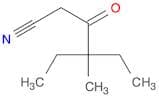 Hexanenitrile, 4-ethyl-4-methyl-3-oxo-