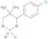 2-CHLORO-4-(4-CHLOROPHENYL)-5,5-DIMETHYL-1,3,2-DIOXAPHOSPHORINANE 2-OXIDE