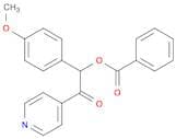 Ethanone, 2-(benzoyloxy)-2-(4-methoxyphenyl)-1-(4-pyridinyl)-