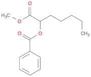 Heptanoic acid, 2-(benzoyloxy)-, methyl ester