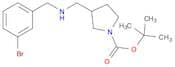 1-Pyrrolidinecarboxylicacid, 3-[[[(3-bromophenyl)methyl]amino]methyl]-, 1,1-dimethylethyl ester