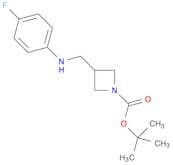 1-Azetidinecarboxylicacid, 3-[[(4-fluorophenyl)amino]methyl]-, 1,1-dimethylethyl ester
