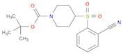 1-Piperidinecarboxylicacid, 4-[(2-cyanophenyl)sulfonyl]-, 1,1-dimethylethyl ester