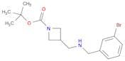 1-Azetidinecarboxylicacid, 3-[[[(3-bromophenyl)methyl]amino]methyl]-, 1,1-dimethylethyl ester