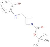 1-Azetidinecarboxylicacid, 3-[[(2-bromophenyl)amino]methyl]-, 1,1-dimethylethyl ester