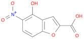 2-Benzofurancarboxylic acid, 4-hydroxy-5-nitro-