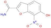 2-Benzofurancarboxamide, 6-hydroxy-7-nitro-