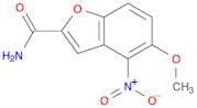 2-Benzofurancarboxamide, 5-methoxy-4-nitro-