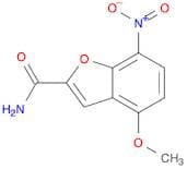 2-Benzofurancarboxamide, 4-methoxy-7-nitro-