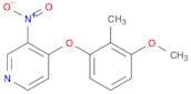 Pyridine, 4-(3-methoxy-2-methylphenoxy)-3-nitro-