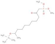 Phosphonic acid, [2-oxo-10-[(trimethylsilyl)oxy]undecyl]-, dimethyl ester