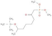 Phosphonic acid, [2-oxo-7-[(trimethylsilyl)oxy]octyl]-, dimethyl ester