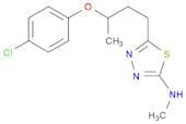 1,3,4-Thiadiazol-2-amine, 5-[3-(4-chlorophenoxy)butyl]-N-methyl-