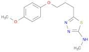 1,3,4-Thiadiazol-2-amine, 5-[3-(4-methoxyphenoxy)propyl]-N-methyl-