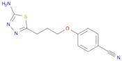 Benzonitrile, 4-[3-(5-amino-1,3,4-thiadiazol-2-yl)propoxy]-