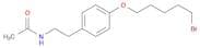 Acetamide, N-[2-[4-[(5-bromopentyl)oxy]phenyl]ethyl]-