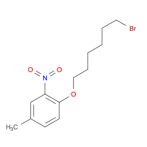 Benzene, 1-[(6-bromohexyl)oxy]-4-methyl-2-nitro-