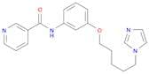 3-Pyridinecarboxamide, N-[3-[[5-(1H-imidazol-1-yl)pentyl]oxy]phenyl]-