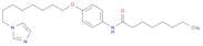 Octanamide, N-[4-[[8-(1H-imidazol-1-yl)octyl]oxy]phenyl]-