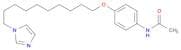 Acetamide, N-[4-[[10-(1H-imidazol-1-yl)decyl]oxy]phenyl]-