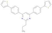 Pyrimidine, 2-propyl-4,6-bis[4-(2-thienyl)phenyl]-