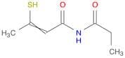 2-Butenamide, 3-mercapto-N-(1-oxopropyl)-